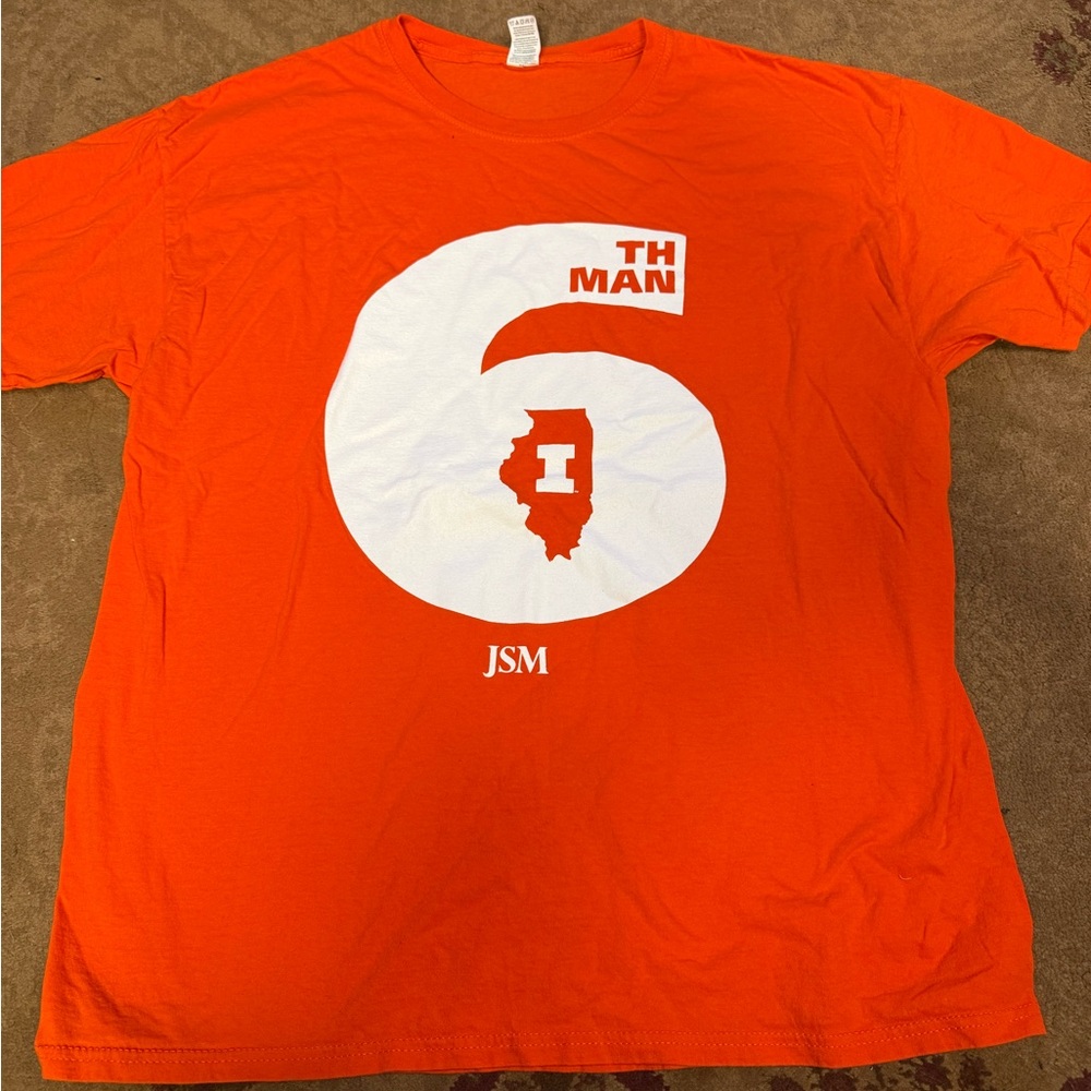Orange Graphic Men's T-Shirt